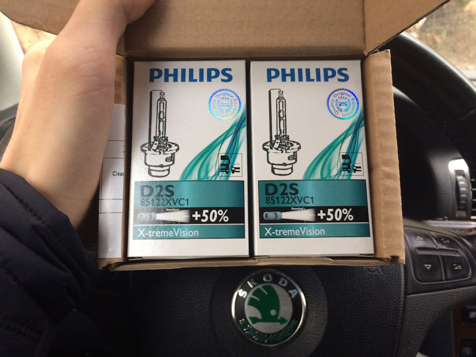 Philips D2S 4800K X-tremeVision +50% (85122XVС1). 4