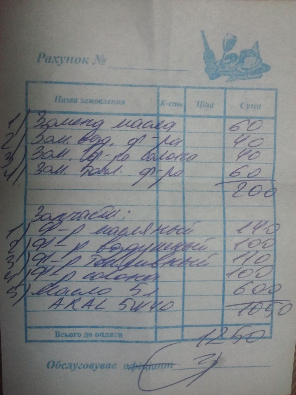 Заміна мастила 1