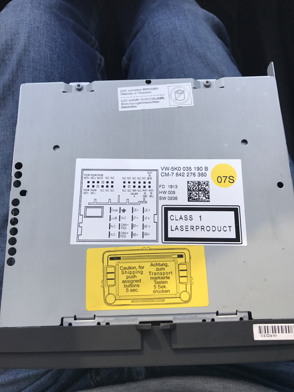 Встановлення Bluetooth 7P6035730J у Superb 2FL 2