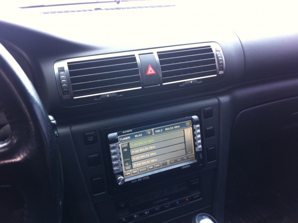 Заміна sony 1 din на clarion 2 din 2