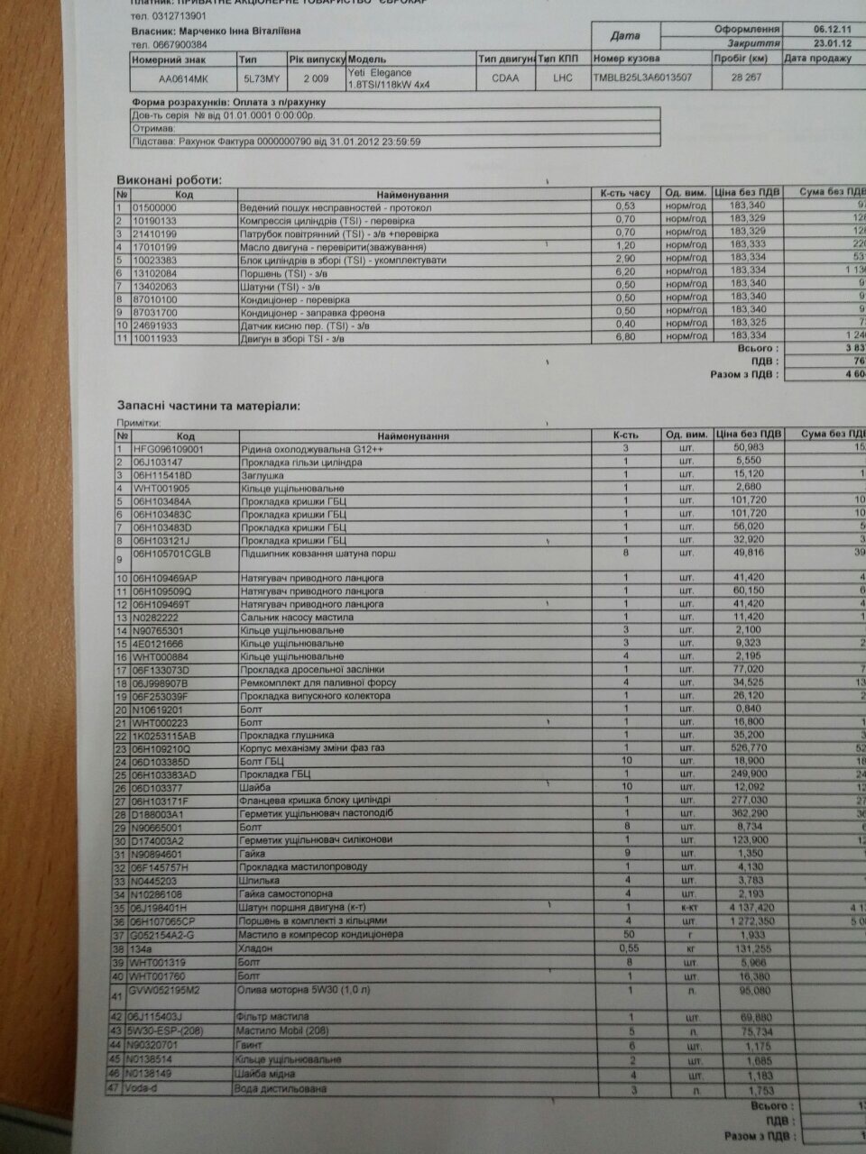 Ремонт двигуна після проскоку ланцюга 1
