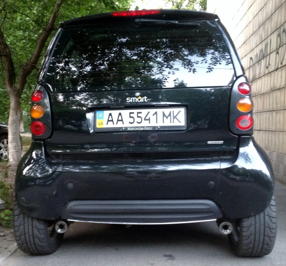 заглушки труби на Smart 450 2