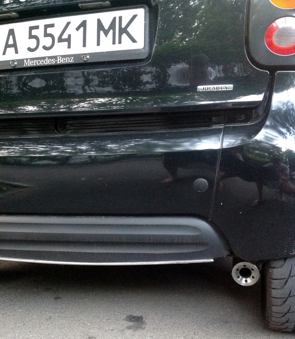 заглушки труби на Smart 450 3
