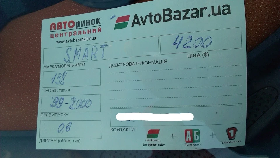 Покупка першого авто і як я купив Smart?