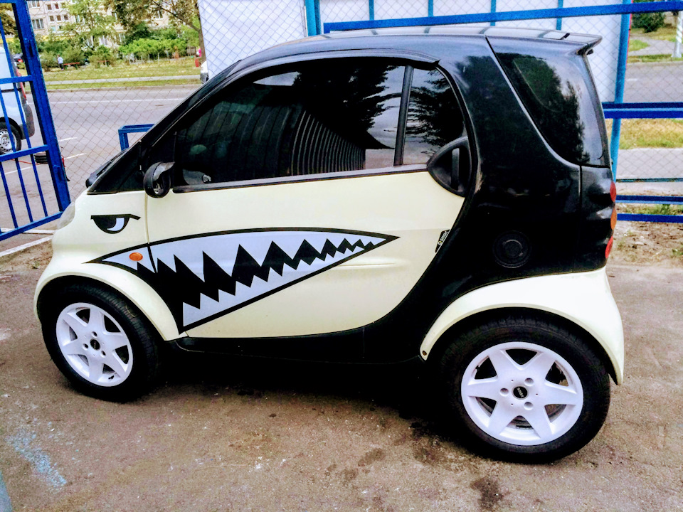Шлях до ідеальних дисків: Smart Fortwo 450 - Spikeline 16 2
