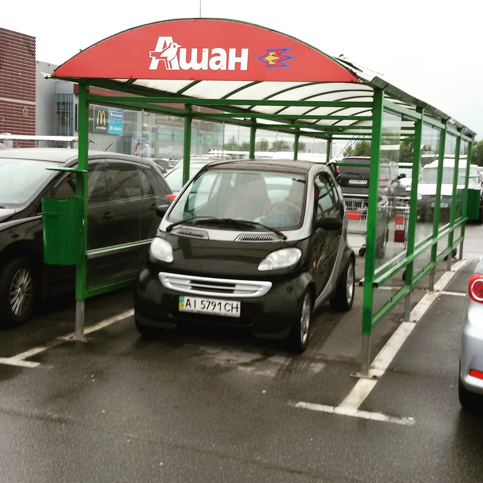 Особливості паркування СМАРТу 1