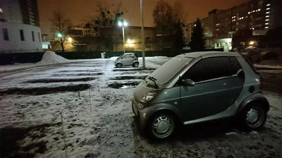 Насилу знайшов де smart припаркувати!