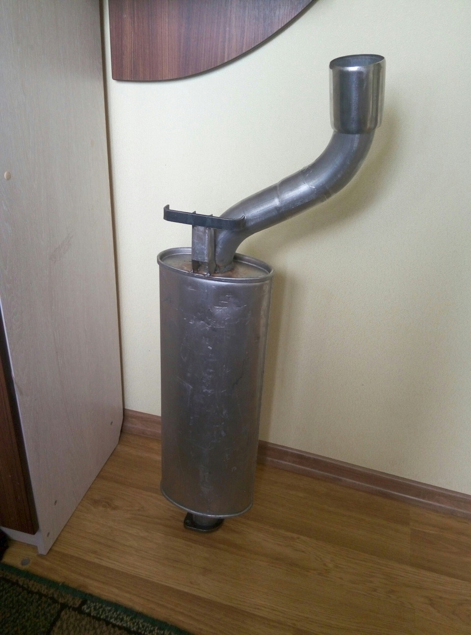 Глушник від saab 2.3 turbo у смарт 1