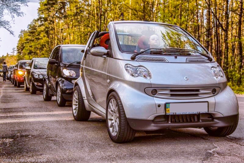 Широкі диски Roadster TrackLine r15 на Smart 450 Cabrio. 1