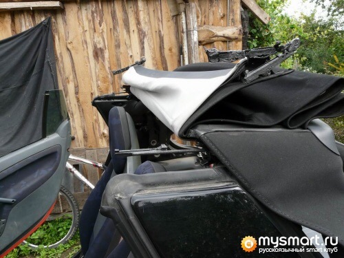 Термозахист даху Smart Fortwo Cabrio 1