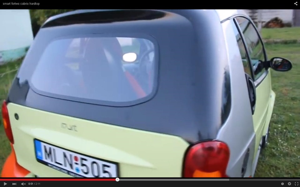 Hard top для смарт 450 cabrio 4