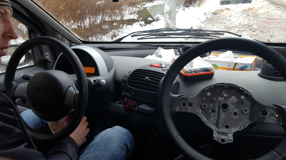 Встановлення керма пасажиру 1