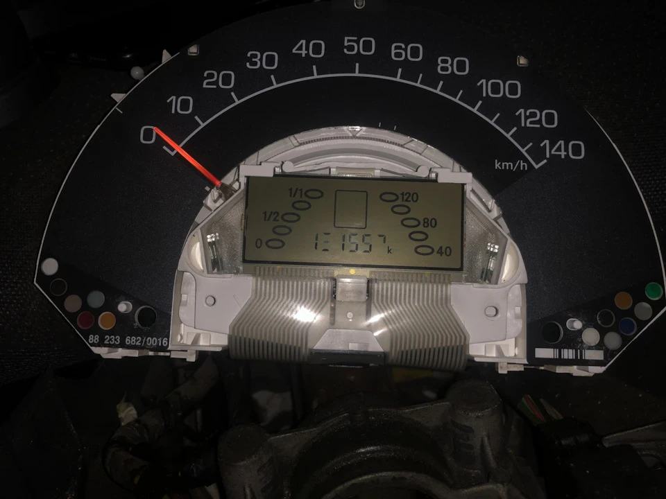 Поломка lcd дисплея на панелі приладів в нашому smart 450