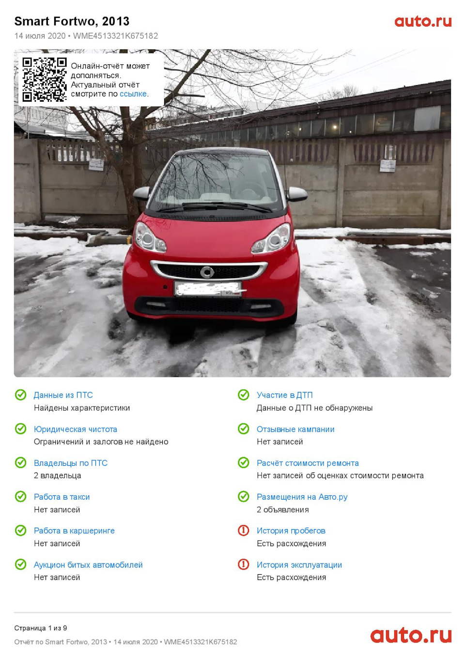 Порівняння платних сервісів перевірки авто (на прикладі мого Смарта) 1