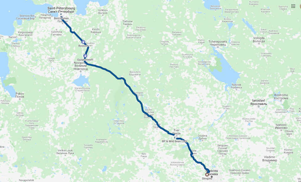 Поїздка до Пітера на Смарті 1