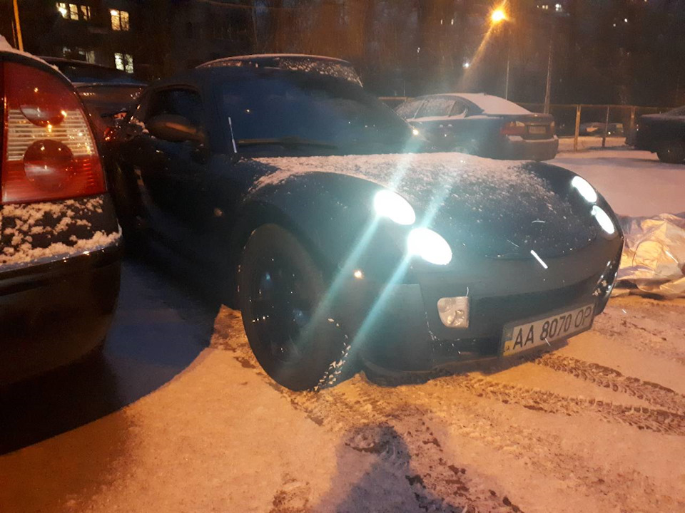 Лінзи, ближнє світло, туманки, біксенон Smart Roadster 2