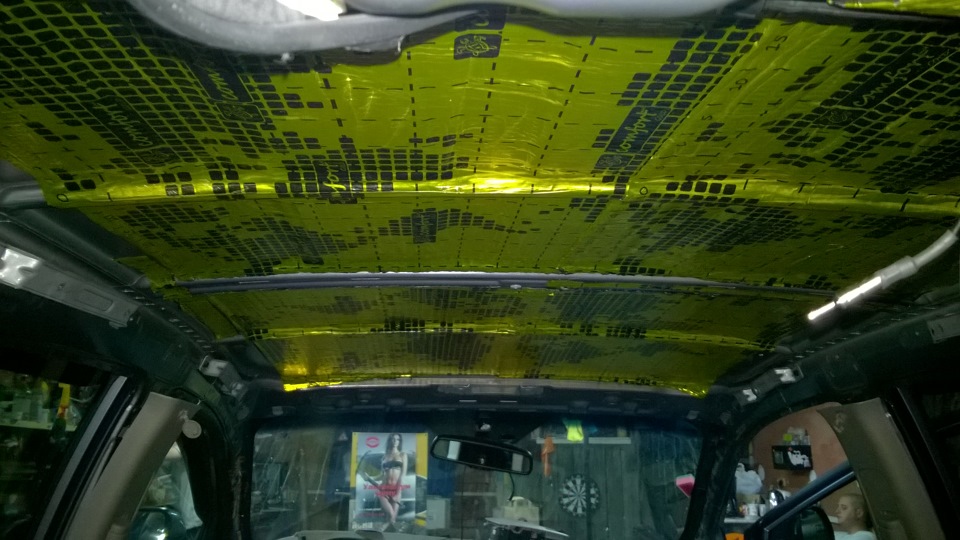 Плівка для даху аля панорама +шумка стелі+легке тонування задніх ліхтарів 2