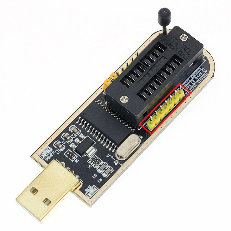Програмування EEPROM 93S56W за допомогою китайського CH341 3