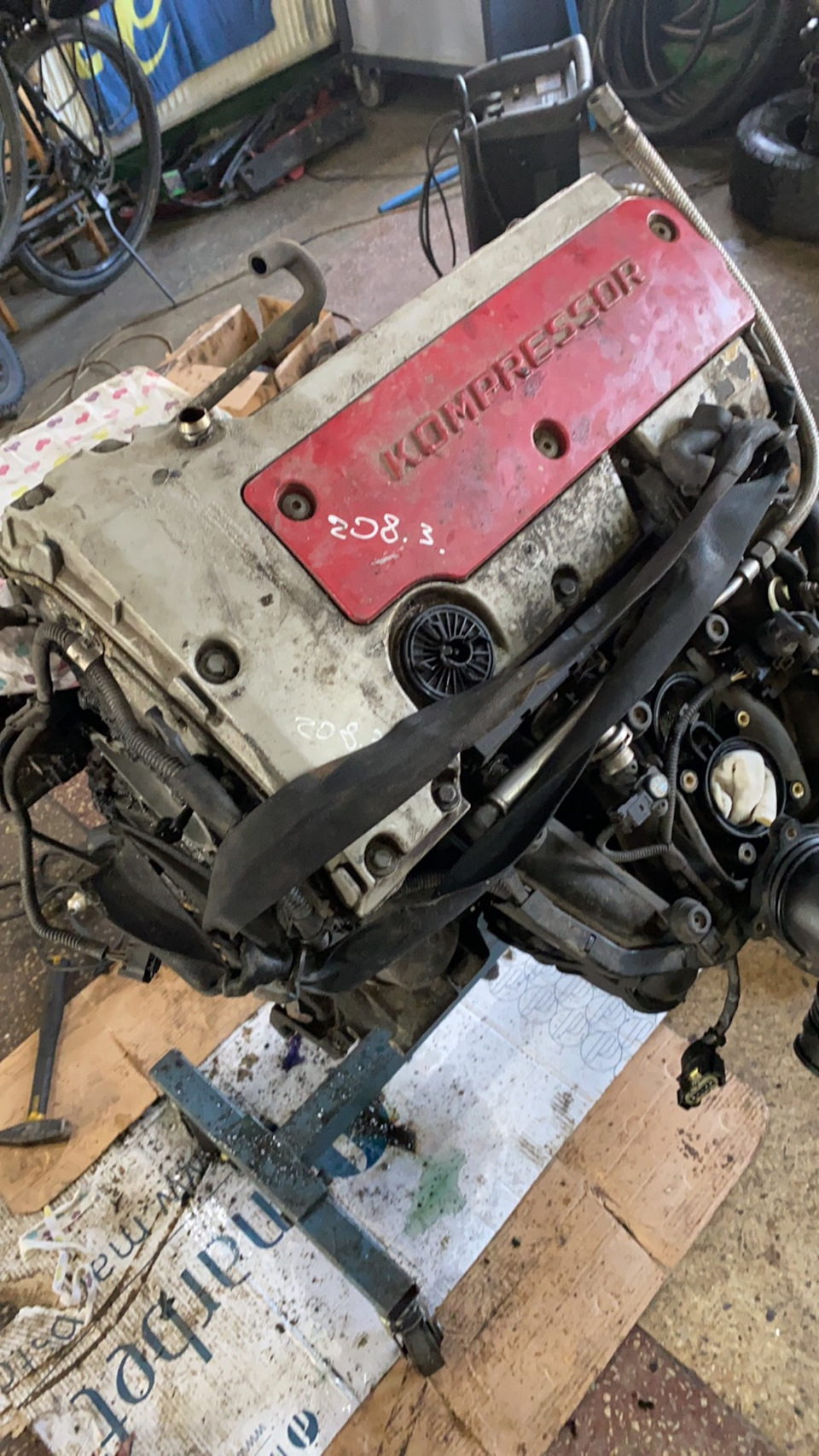 Заміна двигуна 2.3 CLK KOMPRESSOR 2