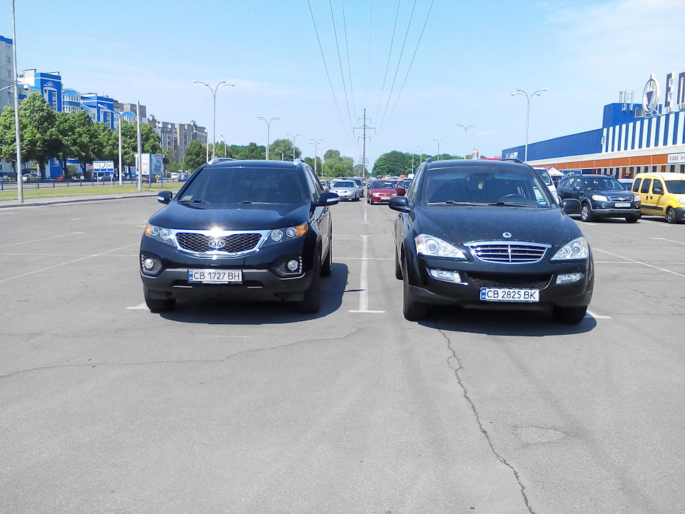 KIA Sorento vs SY Kyron 2