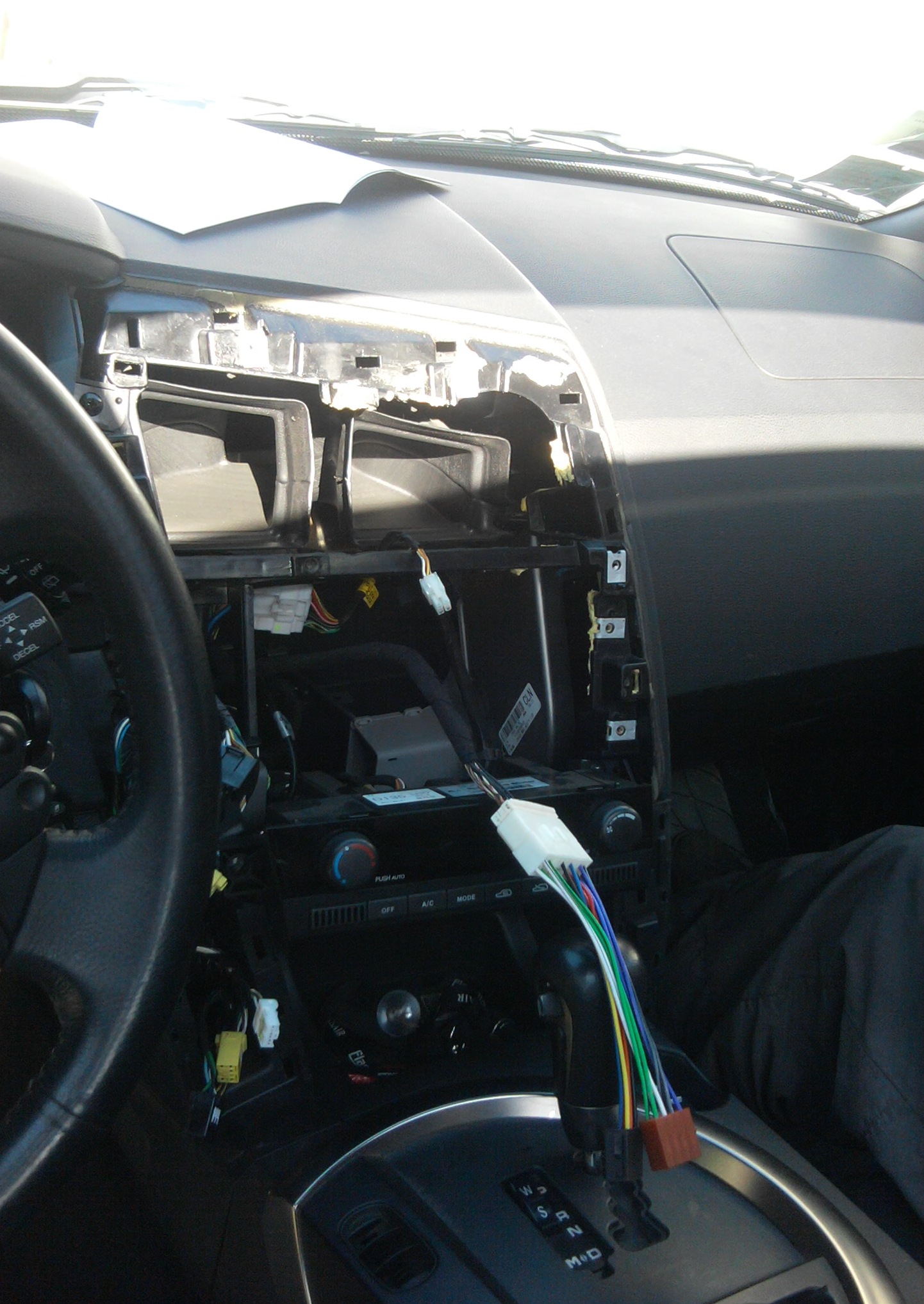 Установка 2DIN Challenger DVA-9705+GPS 1