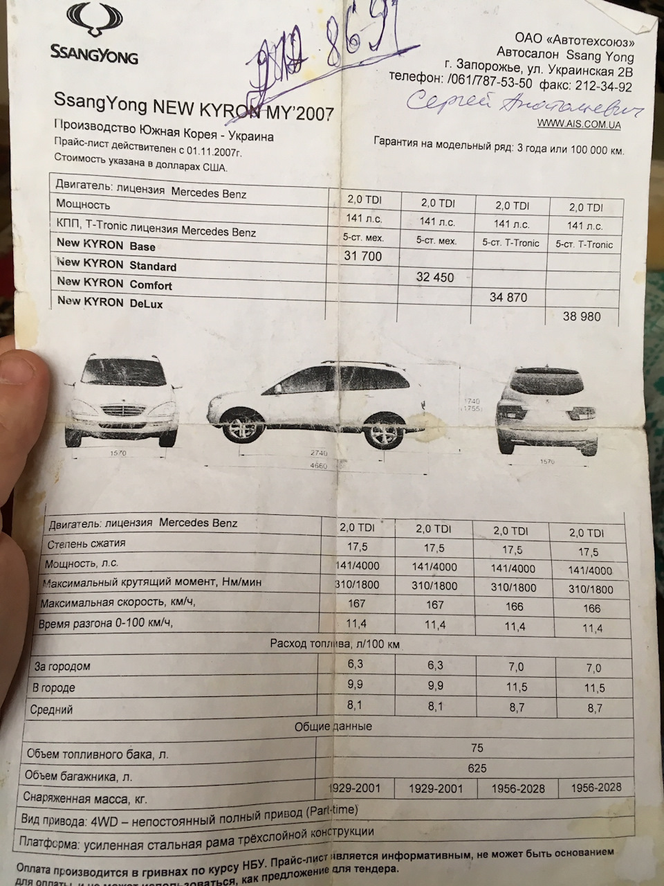 комплектації 2007 року 1