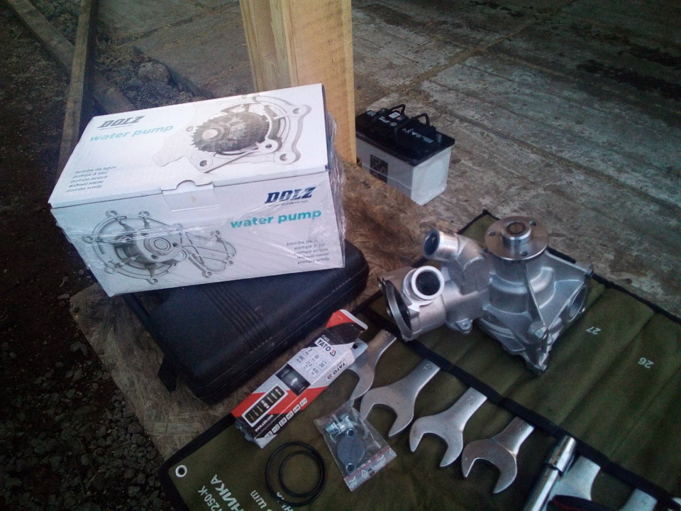 Заміна помпи Рекстон З, 2 DOLZ.+ксенон+новий АКБ 1
