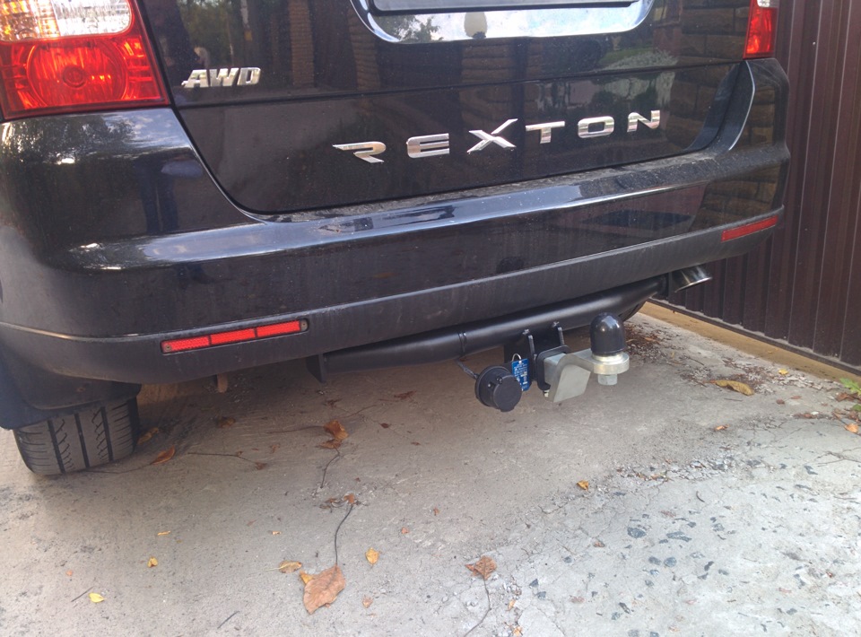 Rexton отримав фаркоп. 1