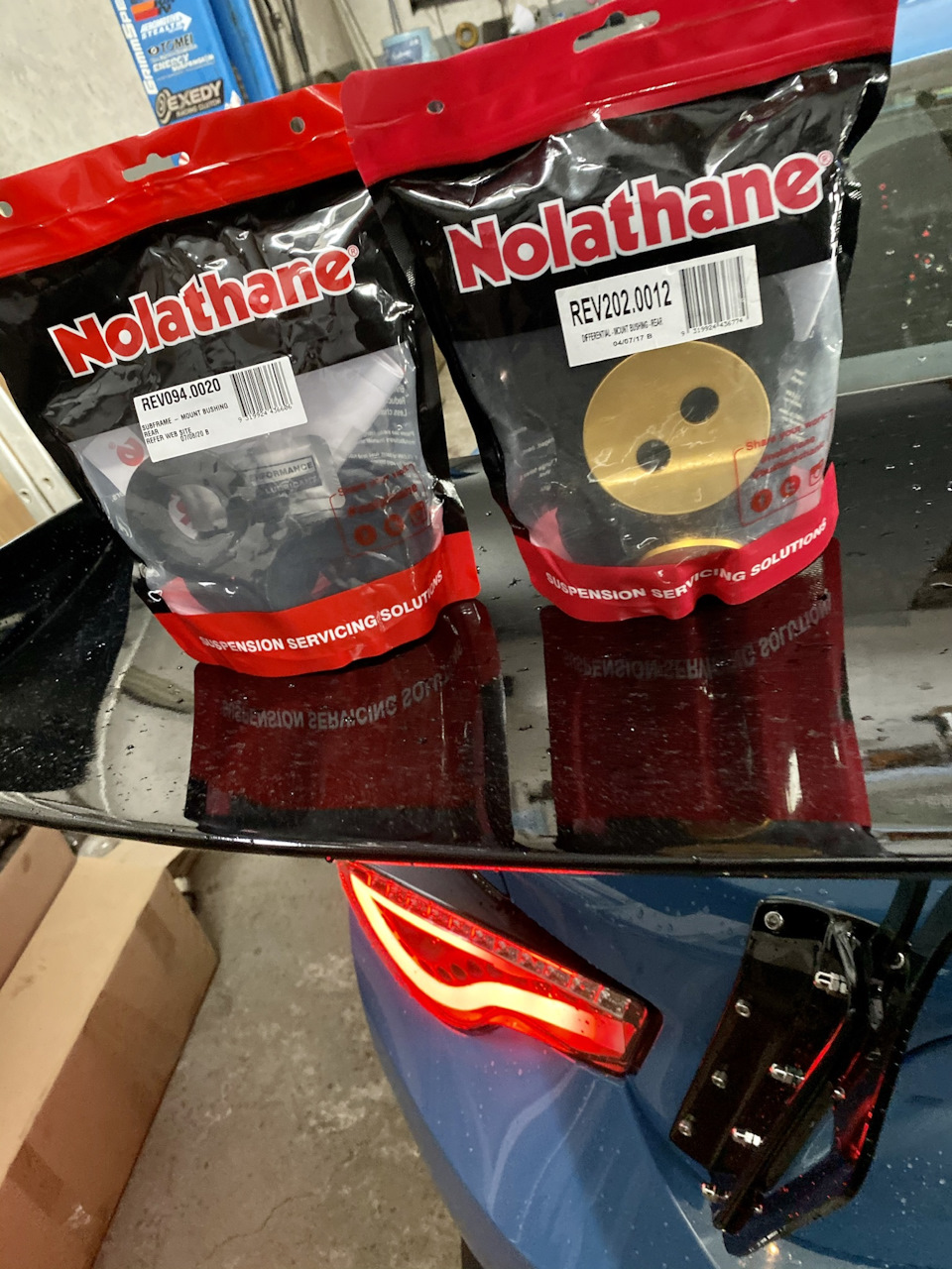 Бушинг заднього підрамника, редуктора Nolathane BRZ/GT86/FR-S. Доробка вихлопу, обмотка випускного колектора. 1