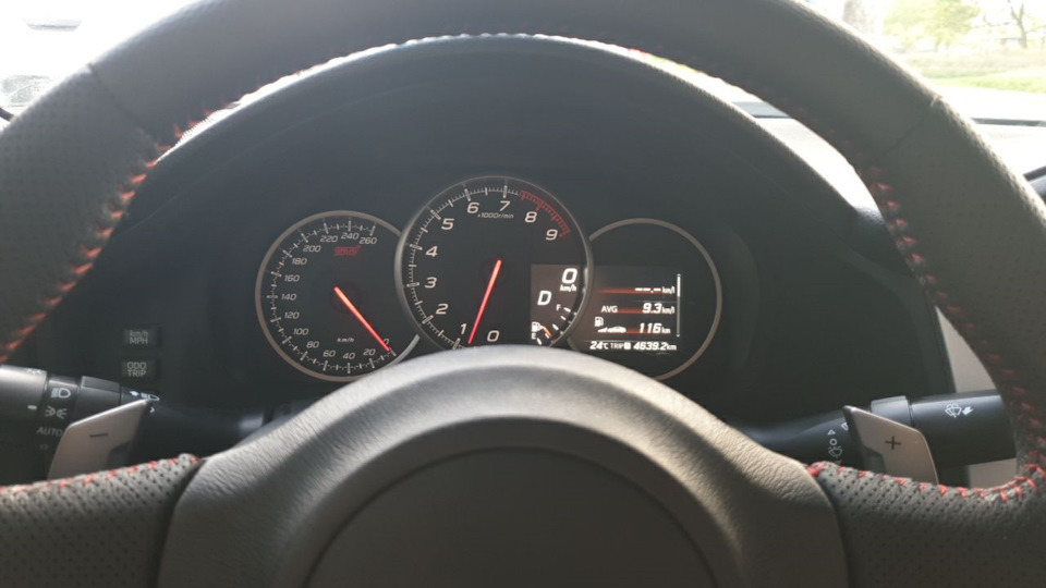 Панель приладів BRZ-GT86 / милі - км / дорестайл - рестайл 4