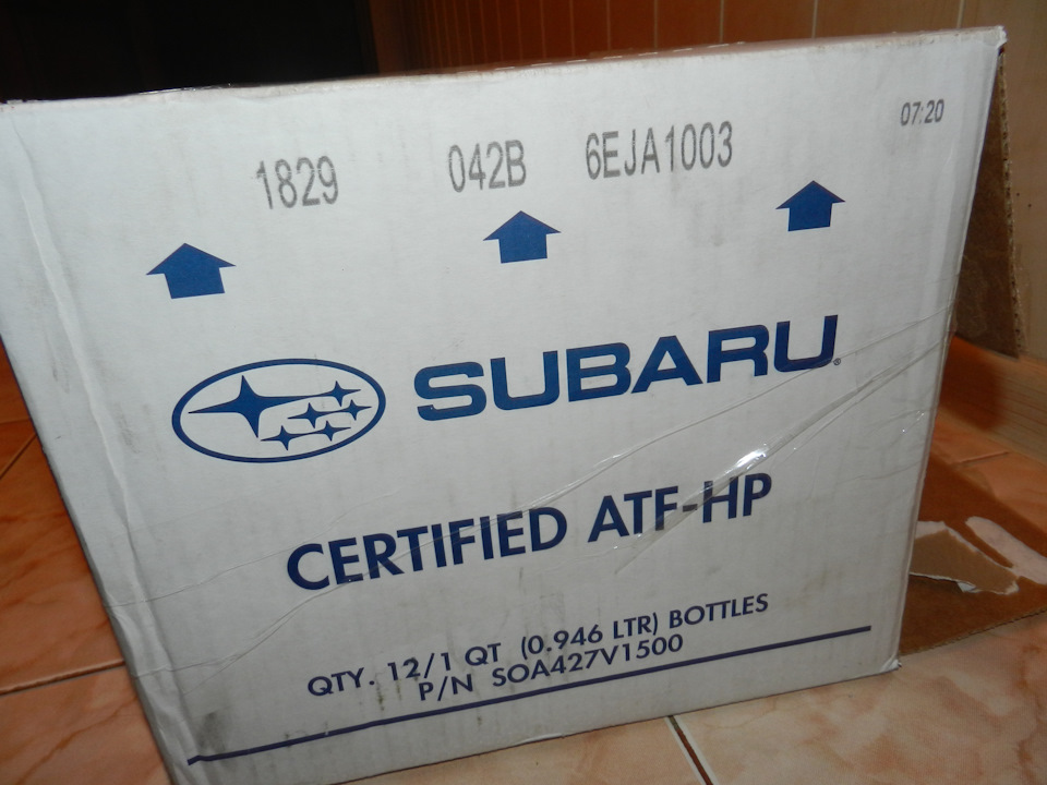 Купив олію для повної заміни Subaru ATF-HP SOA427V1500 4