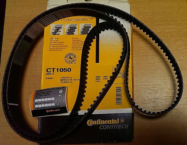 Скільки ходить ремінь ГРМ Continental Contitech на EJ204? 1