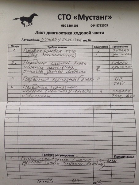 Діагностика ходової 1