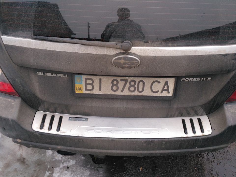 Накладка заднього бампера 1