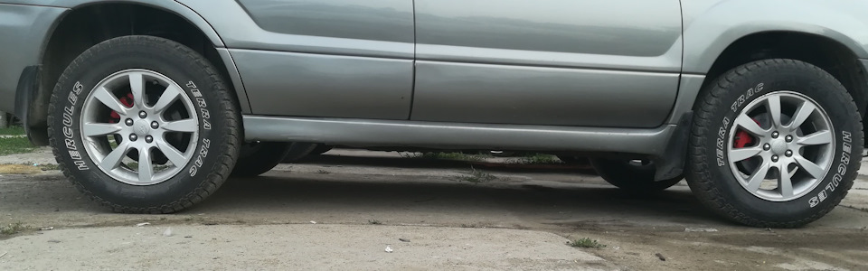 Ліфт підвіски Subaru Forester SG5 3