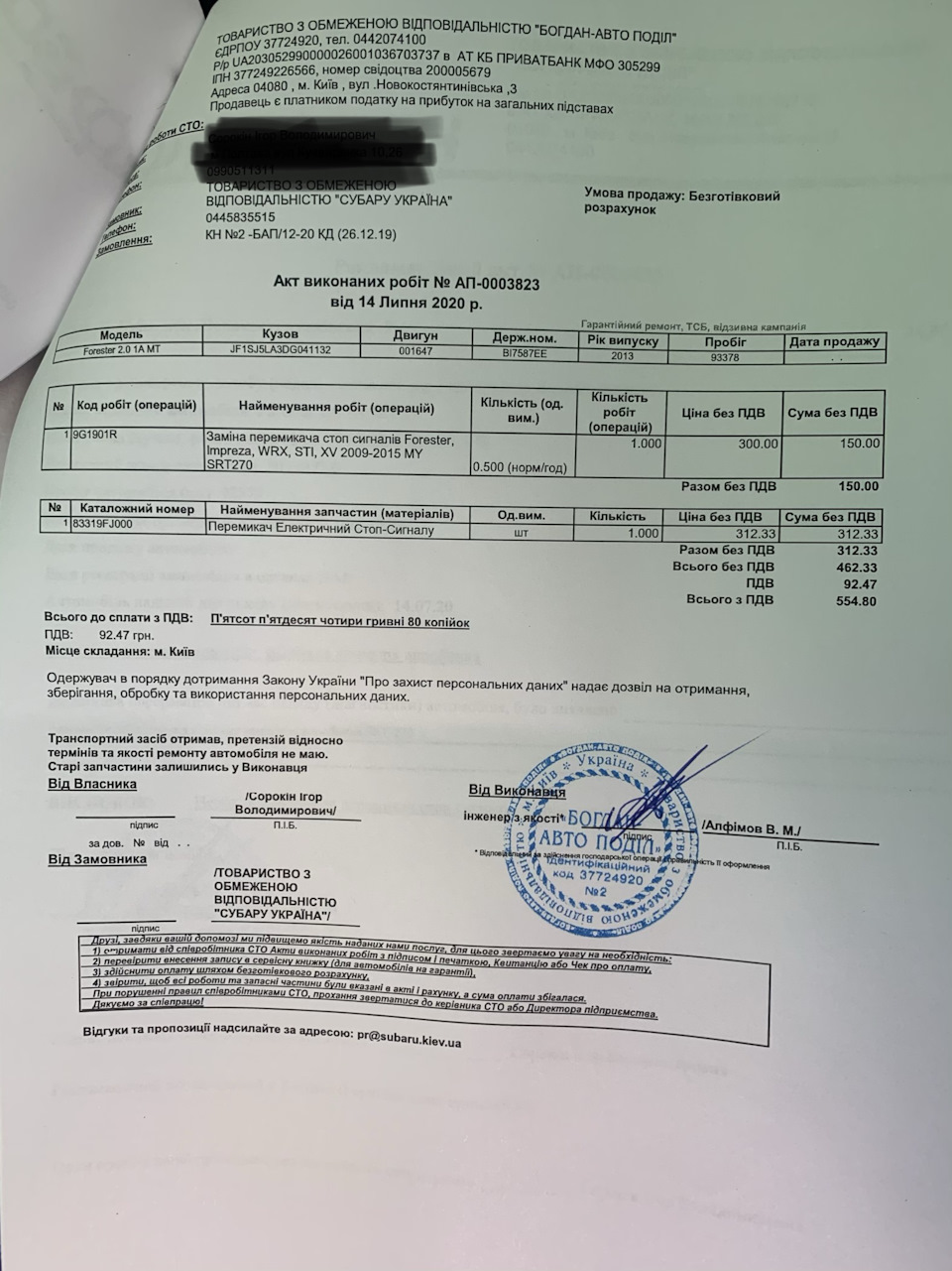 ТО 90 та сервісні кампанії 3