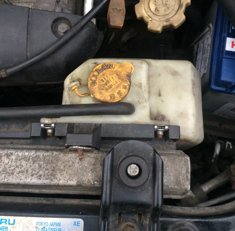 Загадка с ОЖ в Subaru Forester SG5