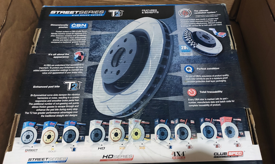 Оновлення передніх гальм DBA T2 + HAWK HPS 2