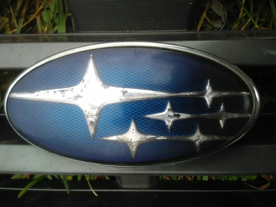 Нові ЗОЛОТІ зірочки)) Відновлення шильдика Subaru. 2