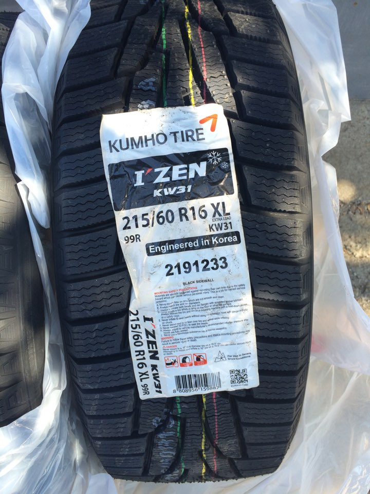 Зимова гума KUMHO I'ZEN KW31 2