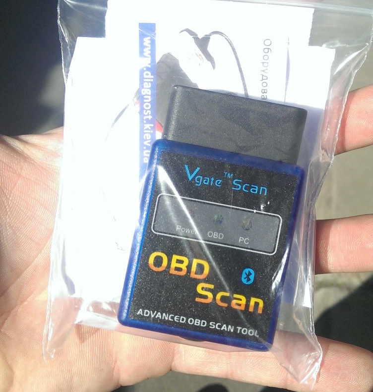 Діагностичний сканер-адаптер OBD2 ELM327 2