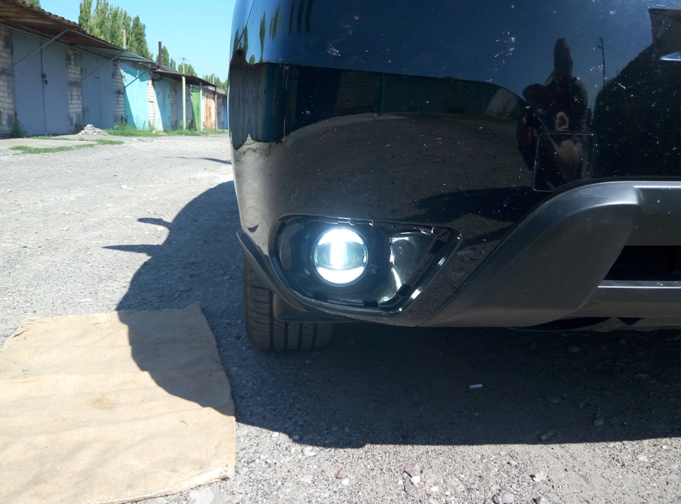 Встановлення та підключення птф Osram Led Fog 103.часть2. 4