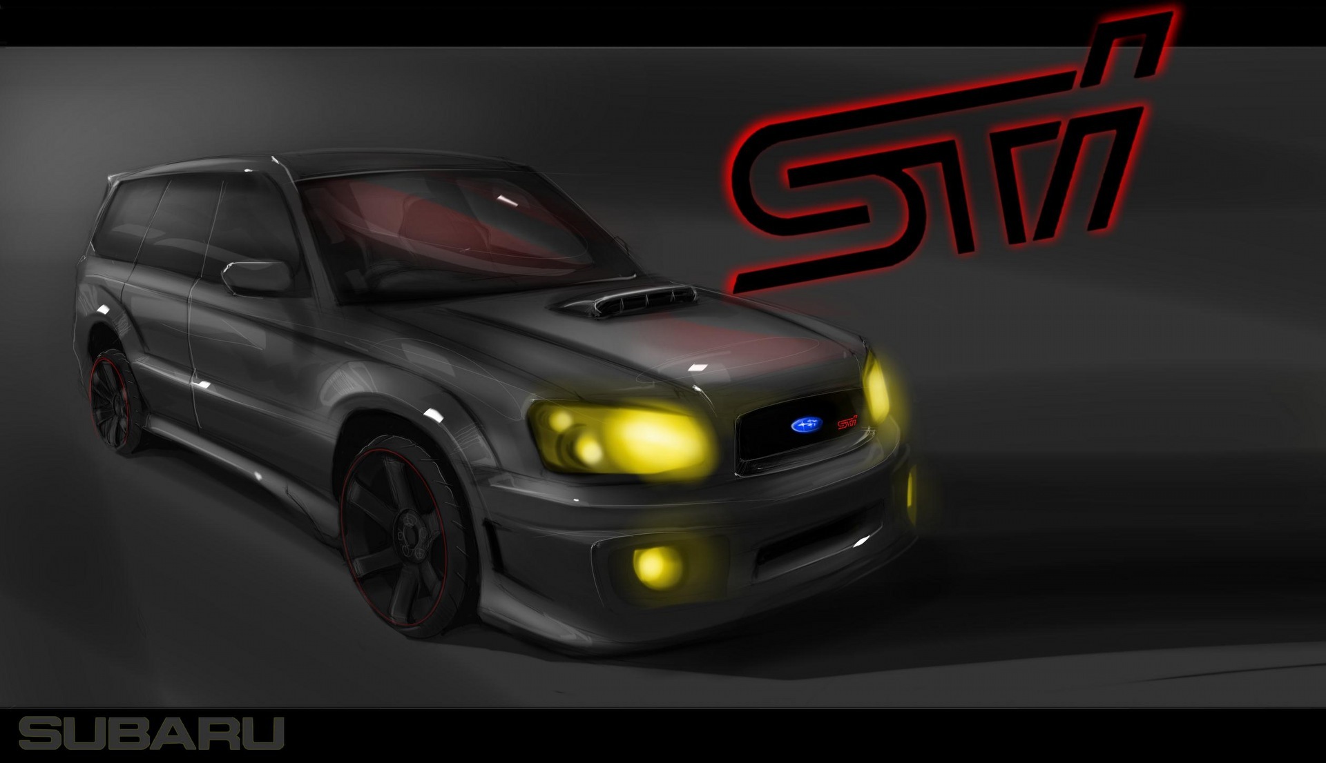 Forester In Graffiti 1