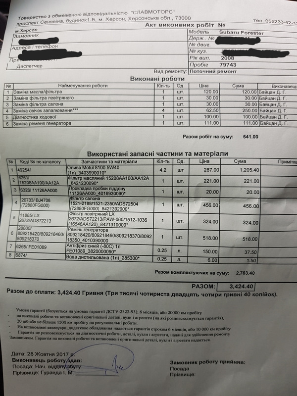 80 тис пробігу та планове ТО 1