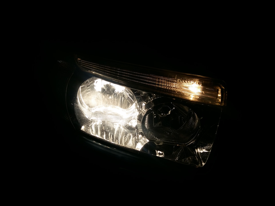 Ближнє світло. Галоген H1 Osram Night Breaker. 4