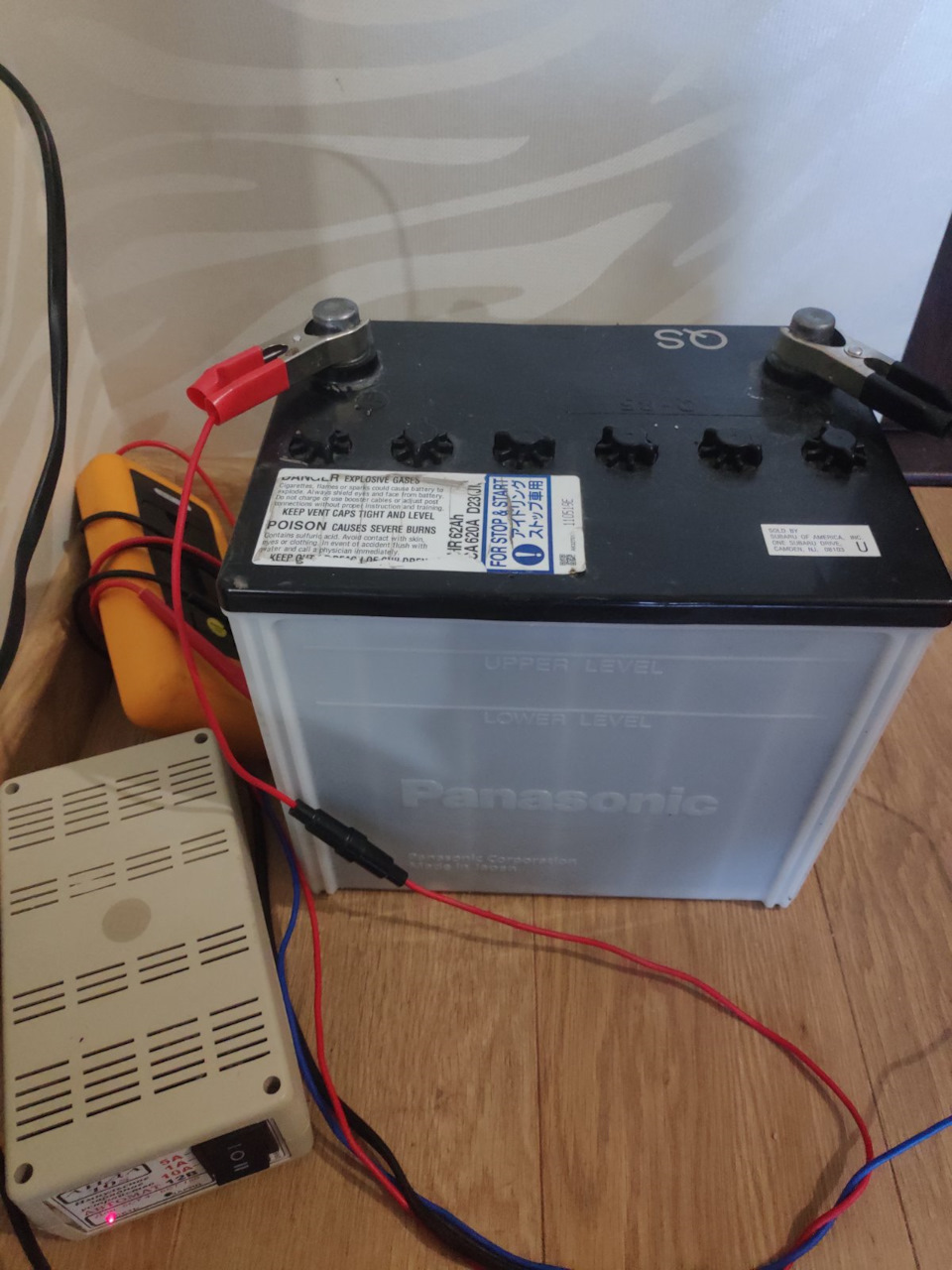 Panasonic Q-85: заряджання акумулятора 1