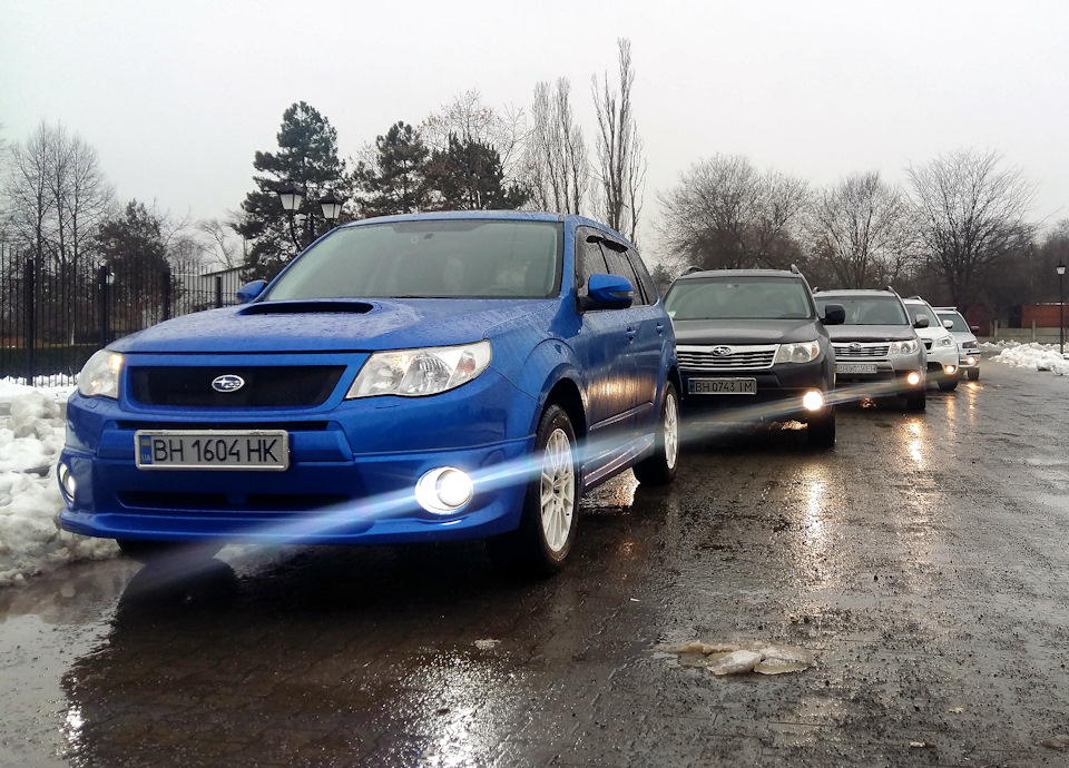 Субару-зустріч Брудна Subaru (20/01/2018). Ізмаїл 1