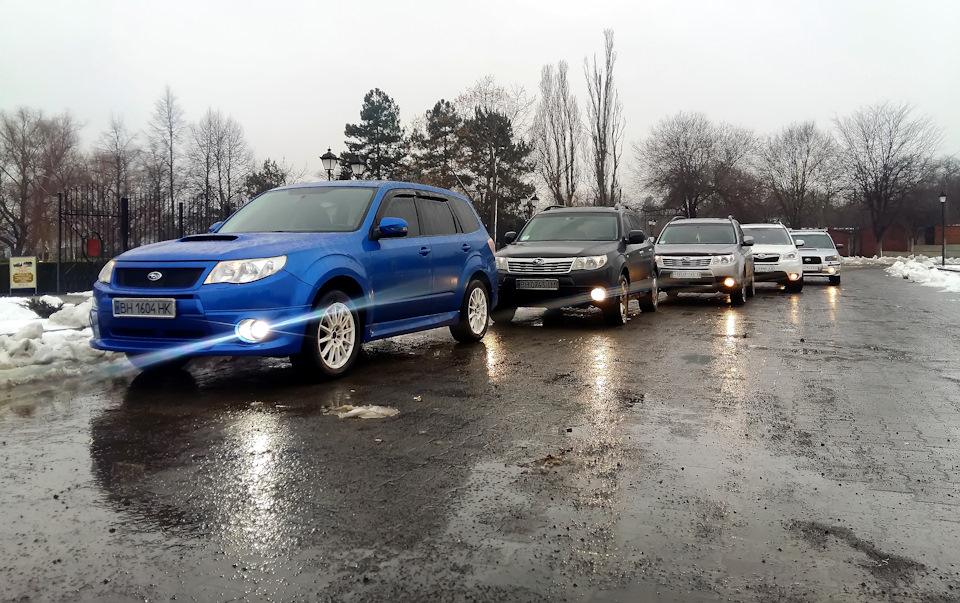 Субару-зустріч Брудна Subaru (20/01/2018). Ізмаїл 5