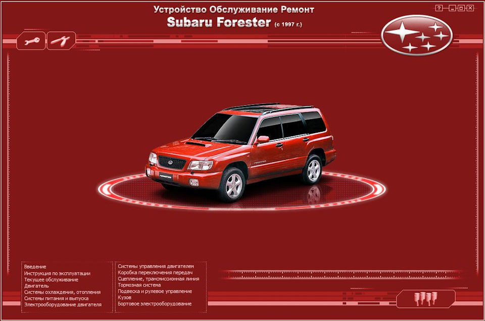 Мультимедійний посібник Subaru Forester (з 1997 р.) 1