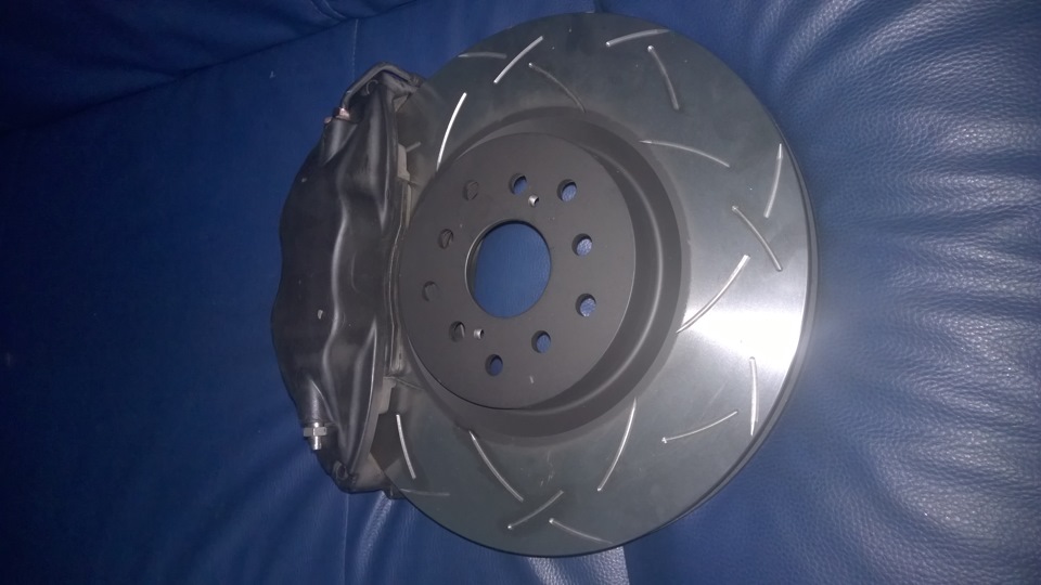 Тормоза Brembo 4pot +2pot STI, Шланги Stoptech, Упор ГТЦ GrimmSpeed, Колодки HAWK+. 3